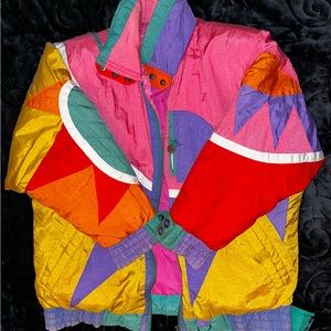 asymmetrical puffer jacket!